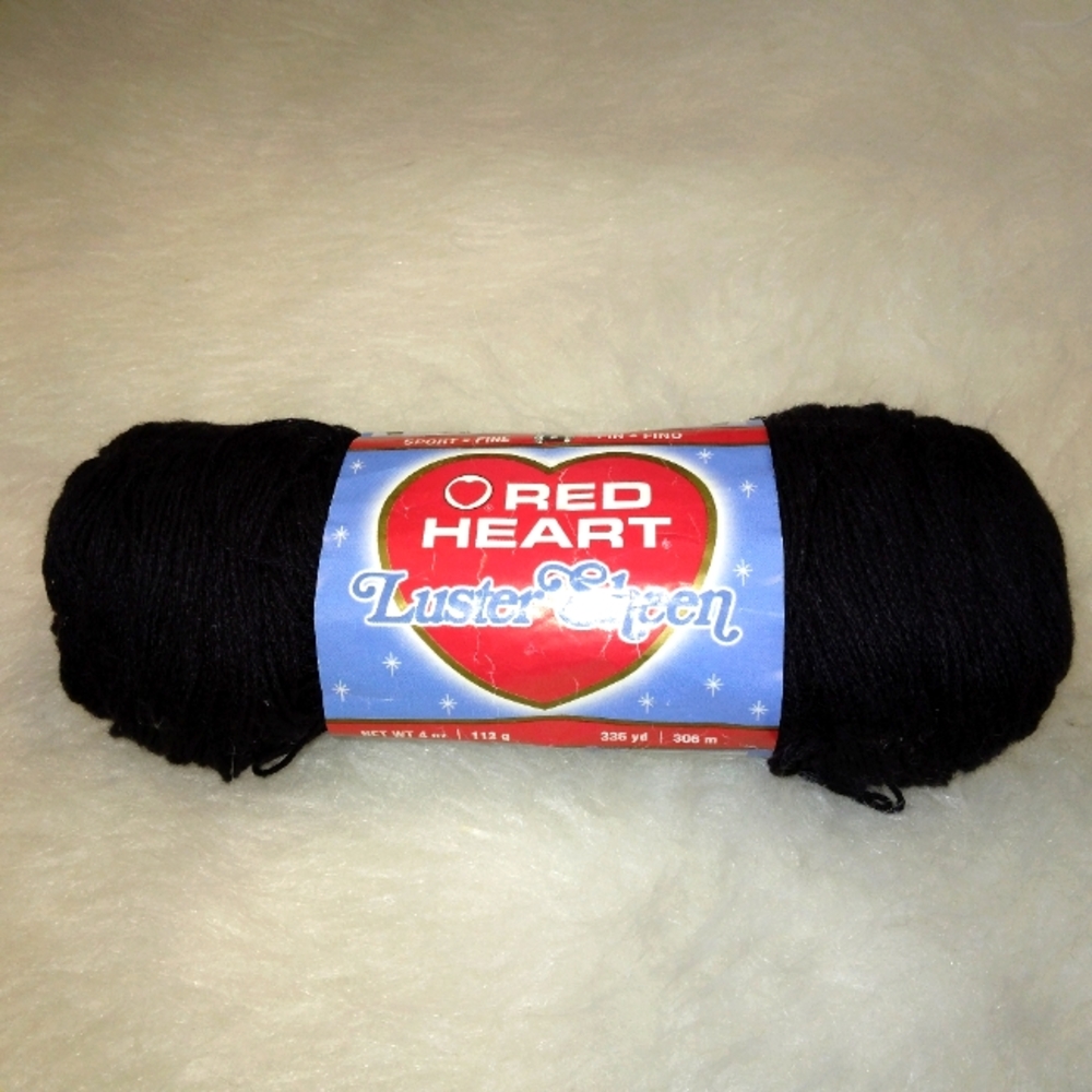 YARN Red Heart Luster Sheen Chainette style yarn, 4 ounces